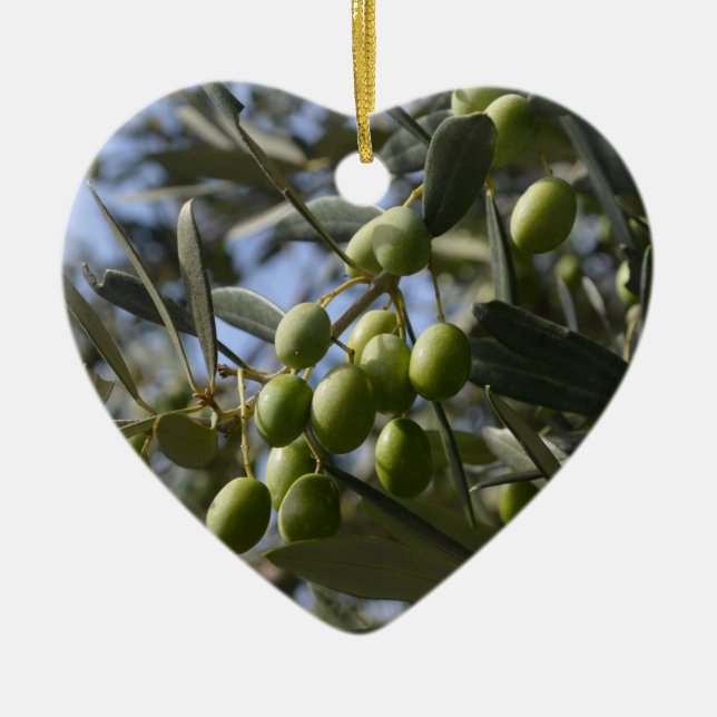 Olivenbäume Keramikornament (Vorne)