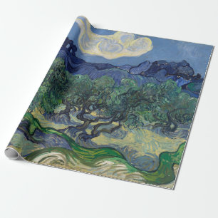 Olivenbäume mit Alpilles von Vincent van Gogh Geschenkpapier