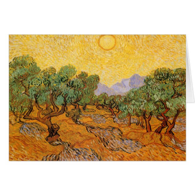 Olivenbäume, Vincent Van Gogh (Vorderseite (Horizontal))
