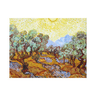 Olivenbäume Vincent van Goghs Leinwanddruck