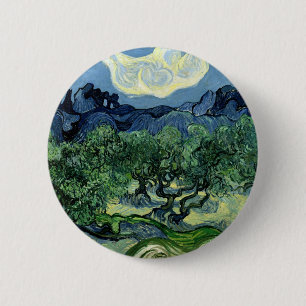Olivenbäume von Vincent van Gogh (1889) Button