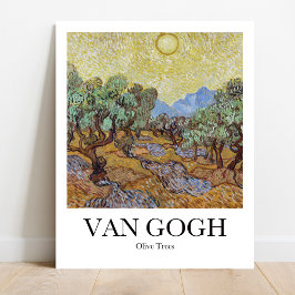 Olivenbäume von Vincent van Gogh Poster