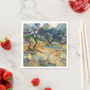 Olivenbäume von Vincent Van Gogh Serviette