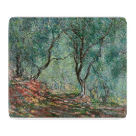 Olivenbaumholz im Moreno Gardens (von Monet) Schneidebrett