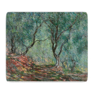 Olivenbaumholz im Moreno Gardens (von Monet) Schneidebrett