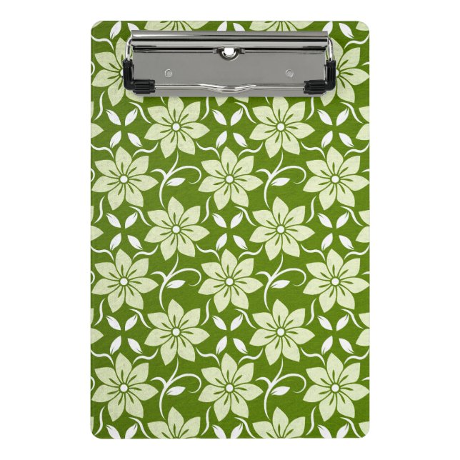 Olivenblüten- Wiederholung Mini Klemmbrett (Vorderseite)