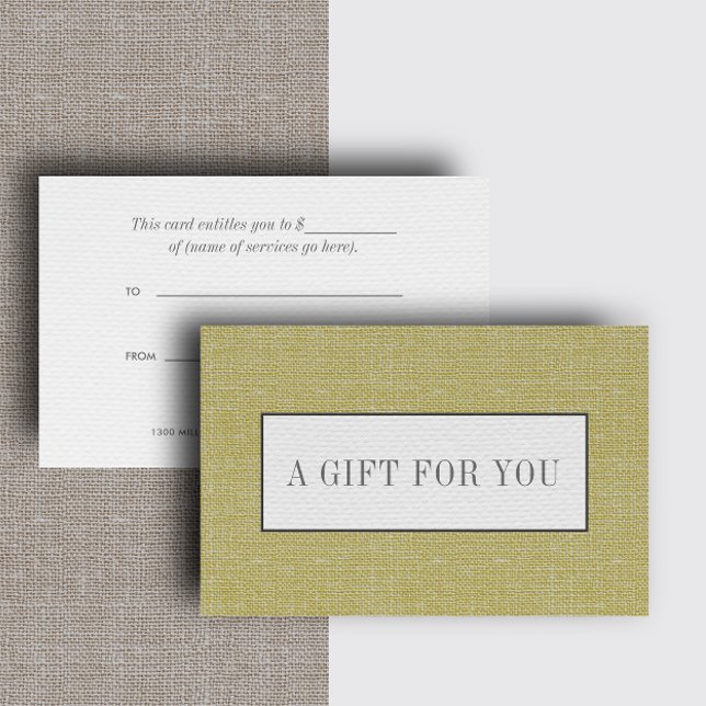 Olivengrün | Schlichte Elegante Linen Look Chic (Von Creator hochgeladen)