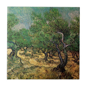 Olivenhain von Vincent van Gogh Fliese
