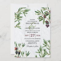 Olivenhaine Blätter Griechische Insel Hochzeit im