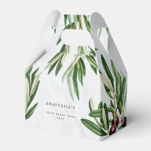 Olivenhaine Blätter Mittelmeerinsel Griechenland Geschenkschachtel