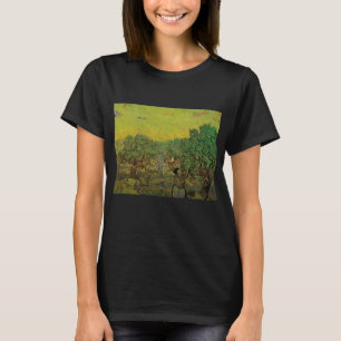 Olivenhaine mit Pickfiguren, Vincent van Gogh T-Shirt