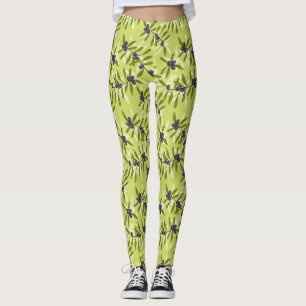 Olivenmuster Leggings