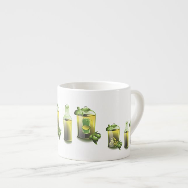 Olivenöl-EVOO für Koch Espressotasse (Vorderseite Rechts)