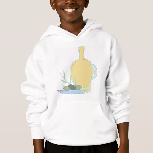 Olivenöl Hoodie (Vorderseite)