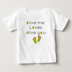 Olivenöl Lieben Olivenöl Olivenöl Ich Lieben Baby T-shirt