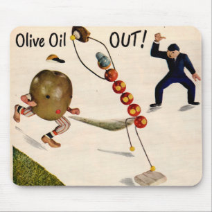Olivenöl Olivenöl Olivenöl bei Baseball Mousepad