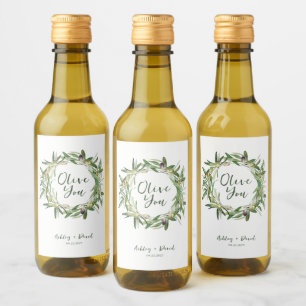 Olivenöl Unsere Liebe - Label-Set Weinetikett