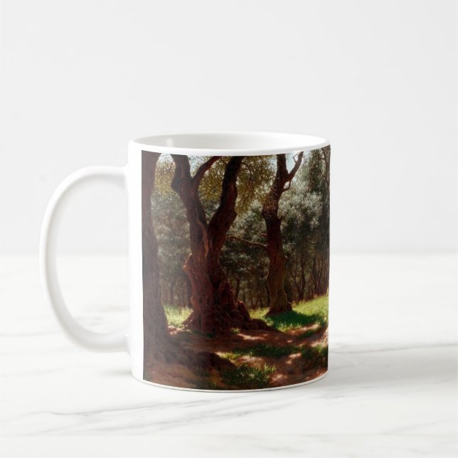 Olivenwald in Cap Saint Martin Kaffeetasse (Links)