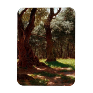 Olivenwald in Cap Saint Martin Magnet