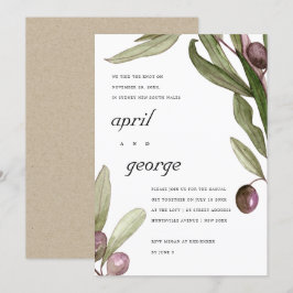 OLIVENWASSERFALLE, DIE WIR DURCH DIE KNOCHENEINLAD DANKESKARTE