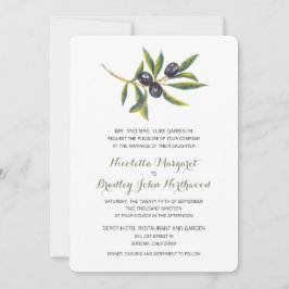 Olivenweg | Hochzeit Einladung