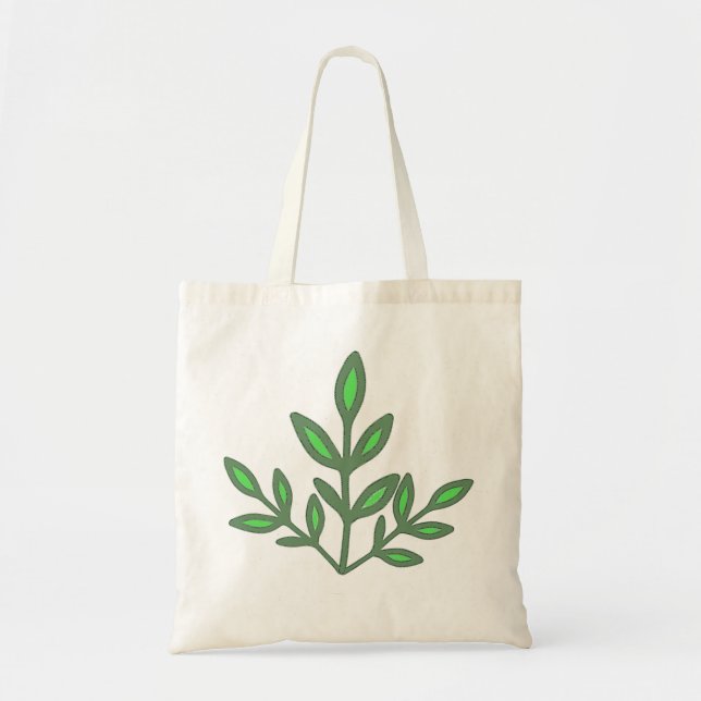 Olivenzweig Serenity-Tasche Tragetasche (Vorne)
