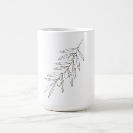 Olivenzweigblatt kaffeetasse