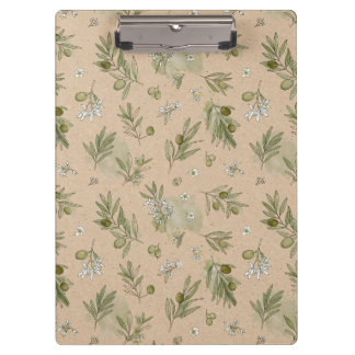 Olivenzweige Kraft Eco Botanical Klemmbrett