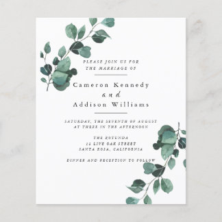 Olivenzweige, Olivenbaum Hochzeit Flyer
