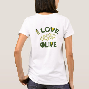 Olivenzweige und Liebe - Eine Niedliche und trendi T-Shirt