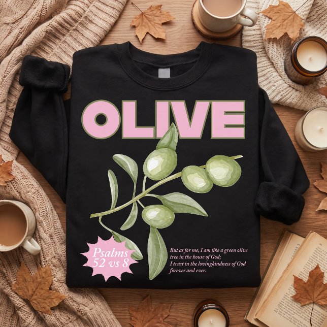 Oliver Christian Sweatshirt Psalm 52:8 Glaube-Basi (Von Creator hochgeladen)