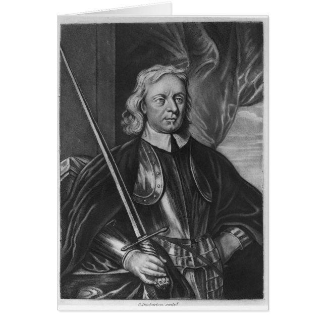 Oliver Cromwell-Illustration (Vorne)