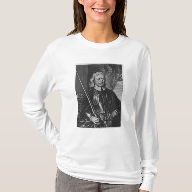Oliver Cromwell-Illustration T-Shirt (Vorderseite)