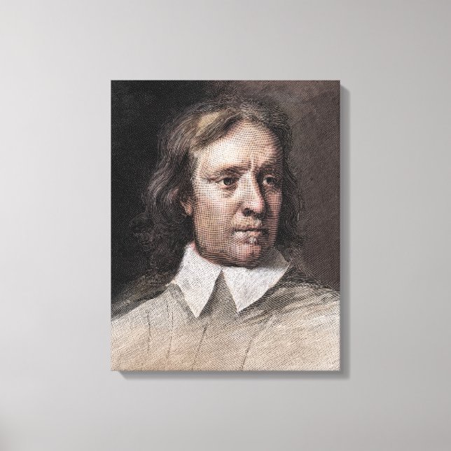 Oliver Cromwell Portrait Leinwanddruck (Vorderseite)