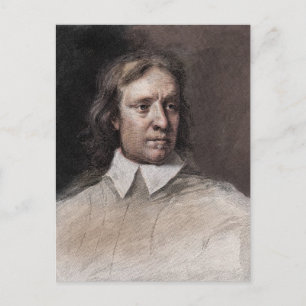 Oliver Cromwell Portrait Postkarte