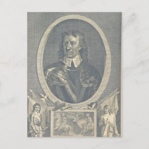 Oliver Cromwell Postkarte