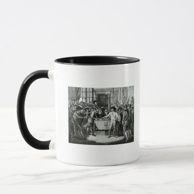 Oliver Cromwell Tasse (Links)