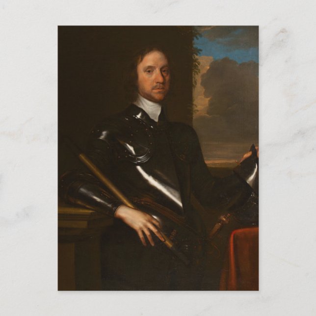 Oliver Cromwell von Robert Walker Postkarte (Vorderseite)