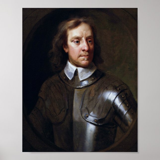 Oliver Cromwell von Samuel Cooper Poster (Vorne)