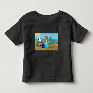 Oliver der Fischotters Strandurlaub Kleinkind T-shirt