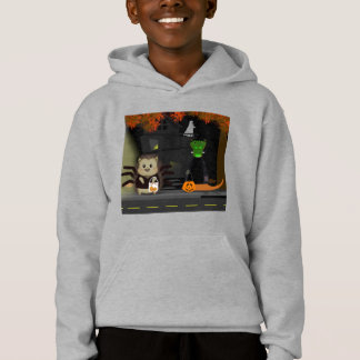 Oliver der Otter beim Süßigkeitenbetteln mit seine Hoodie