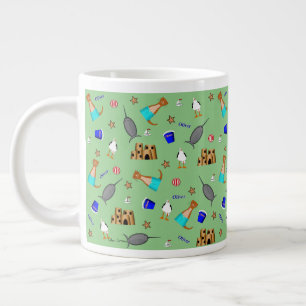 Oliver der Otter Sommer Strandurlaub Muster Jumbo-Tasse