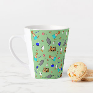 Oliver der Otter Sommer Strandurlaub Muster Milchtasse