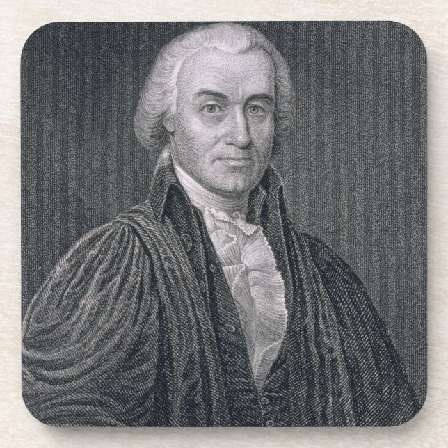 Oliver Ellsworth, graviert durch E. der Mackenzie Untersetzer (Vorderseite)