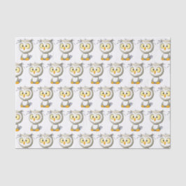 Oliver-Eulen-Babyparty-Gewebe-Geschenk-Verpackung Seidenpapier