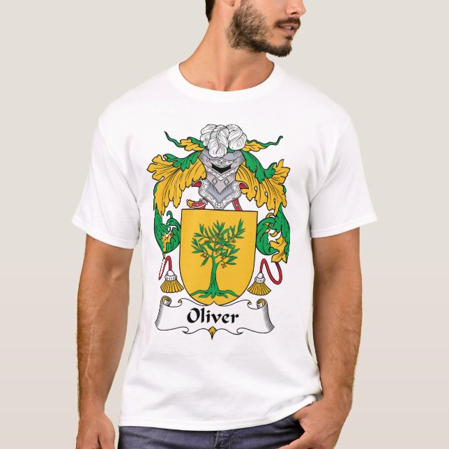 Oliver-Familienwappen T-Shirt (Vorderseite)