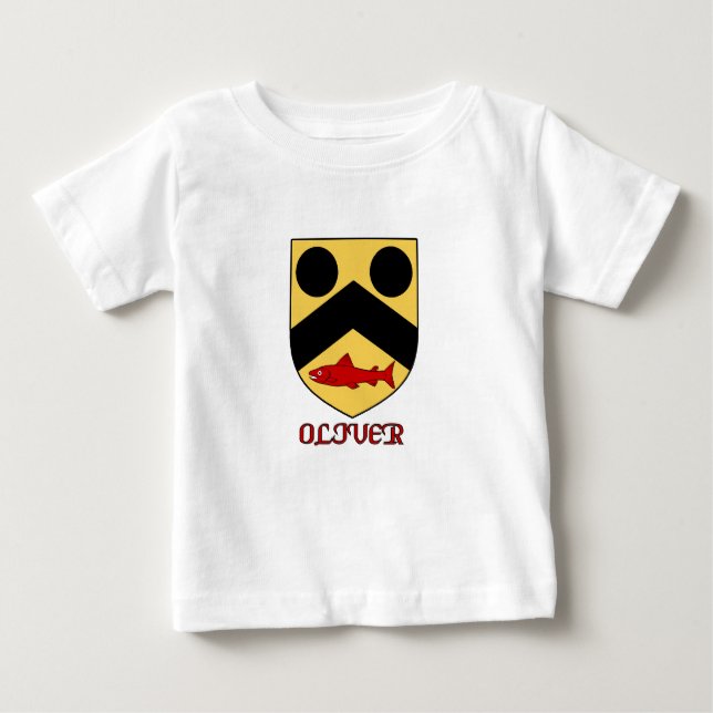 Oliver Family Shield Baby T-shirt (Vorderseite)