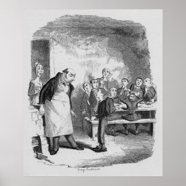 Oliver fragend für mehr poster (Vorne)