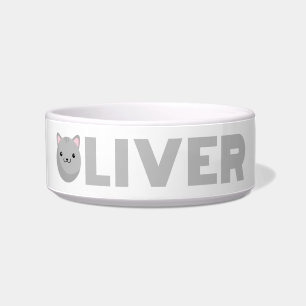 Oliver Gray oder Ginger Cat Bowl Napf