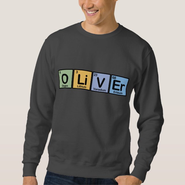Oliver machte von den Elementen Sweatshirt (Vorderseite)